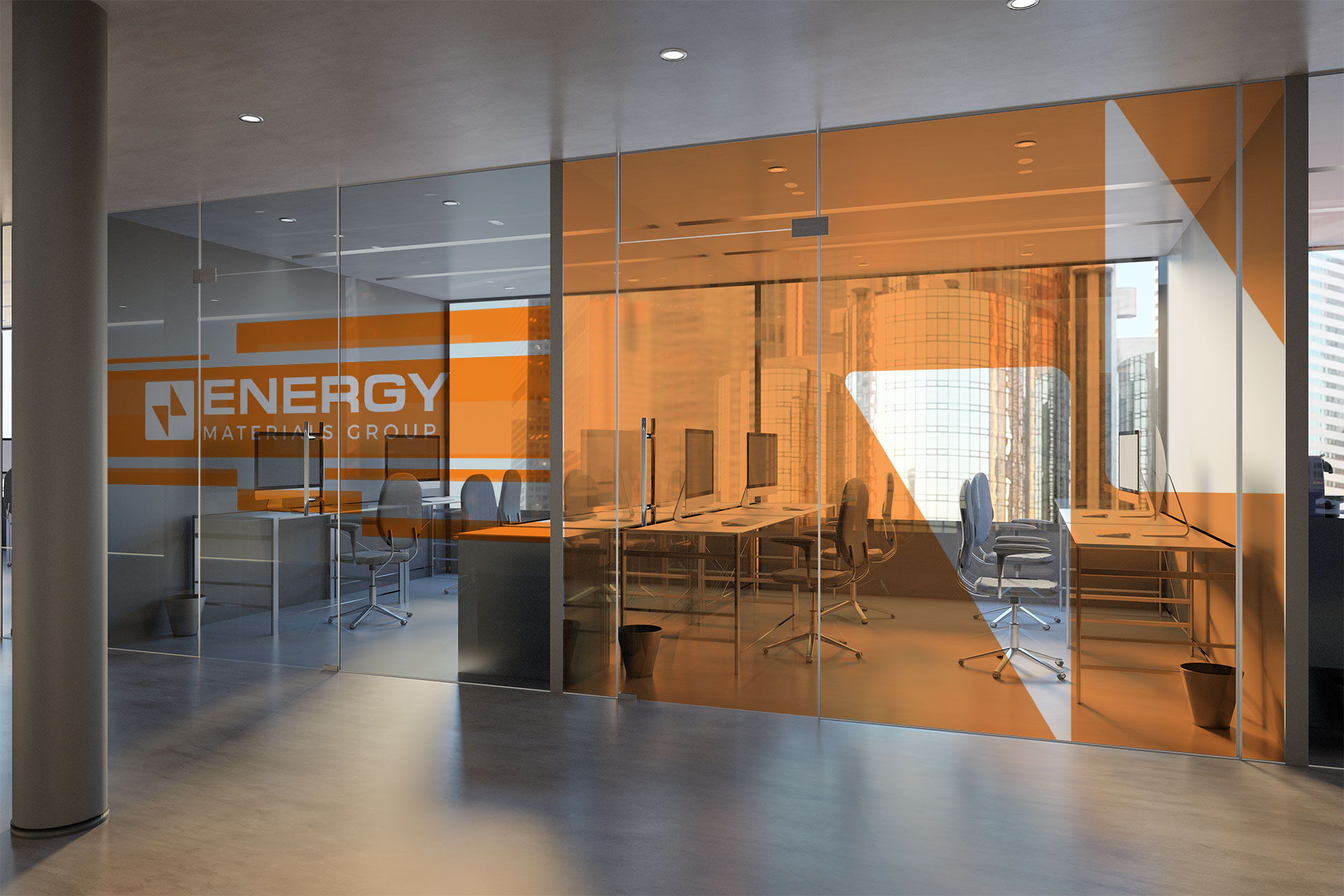 Energy Materials Group modern office interior